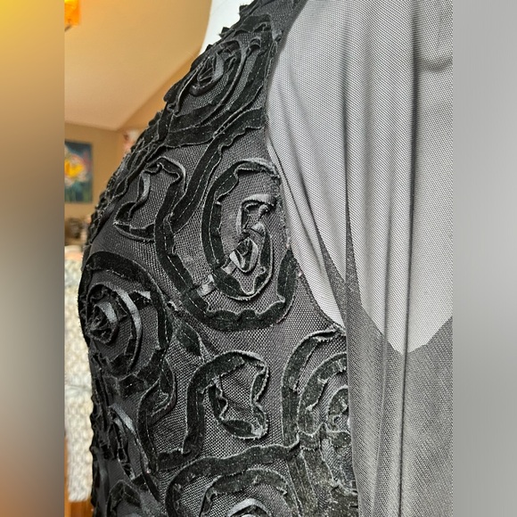 Bianca Nygard black formal blouse. - Picture 5 of 6